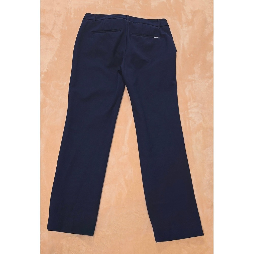 White House Black Market The Slim Ankle Pants Navy Blue Size 4P Petite‎ Trouser - Picture 2 of 6